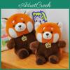 Adorable Plush Raccoon Doll Soft Stuffed Animal Toy Perfect For Kids Birthday Gifts