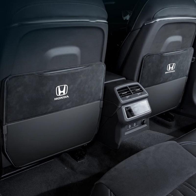 High Quality Car Rear Seat Back Protector Mat Anti Kick Pad For Honda Civic Fit Jazz Accord Pilot CRV Odyssey Passport City HRV akw256