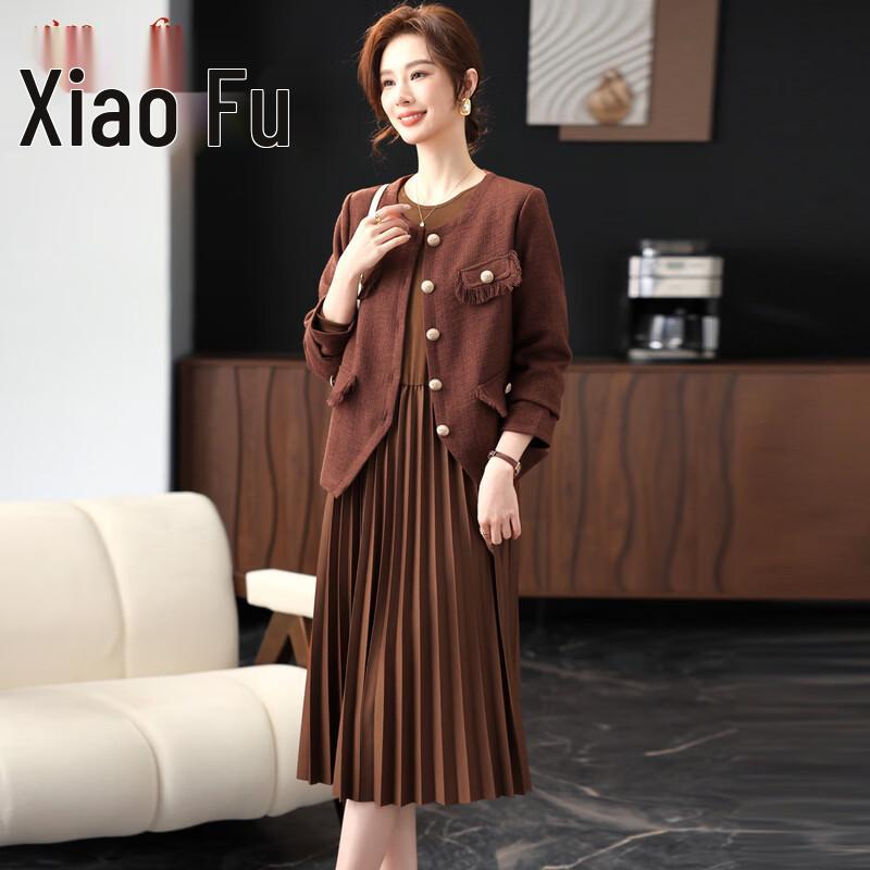 Women s H-Line Pleated Midi Skirt 2XL