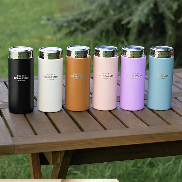 

Compact Cute Girly Stainless Steel Thermos Cup - Mini Portable Water Bottle for Students 210ml світло-синій колір