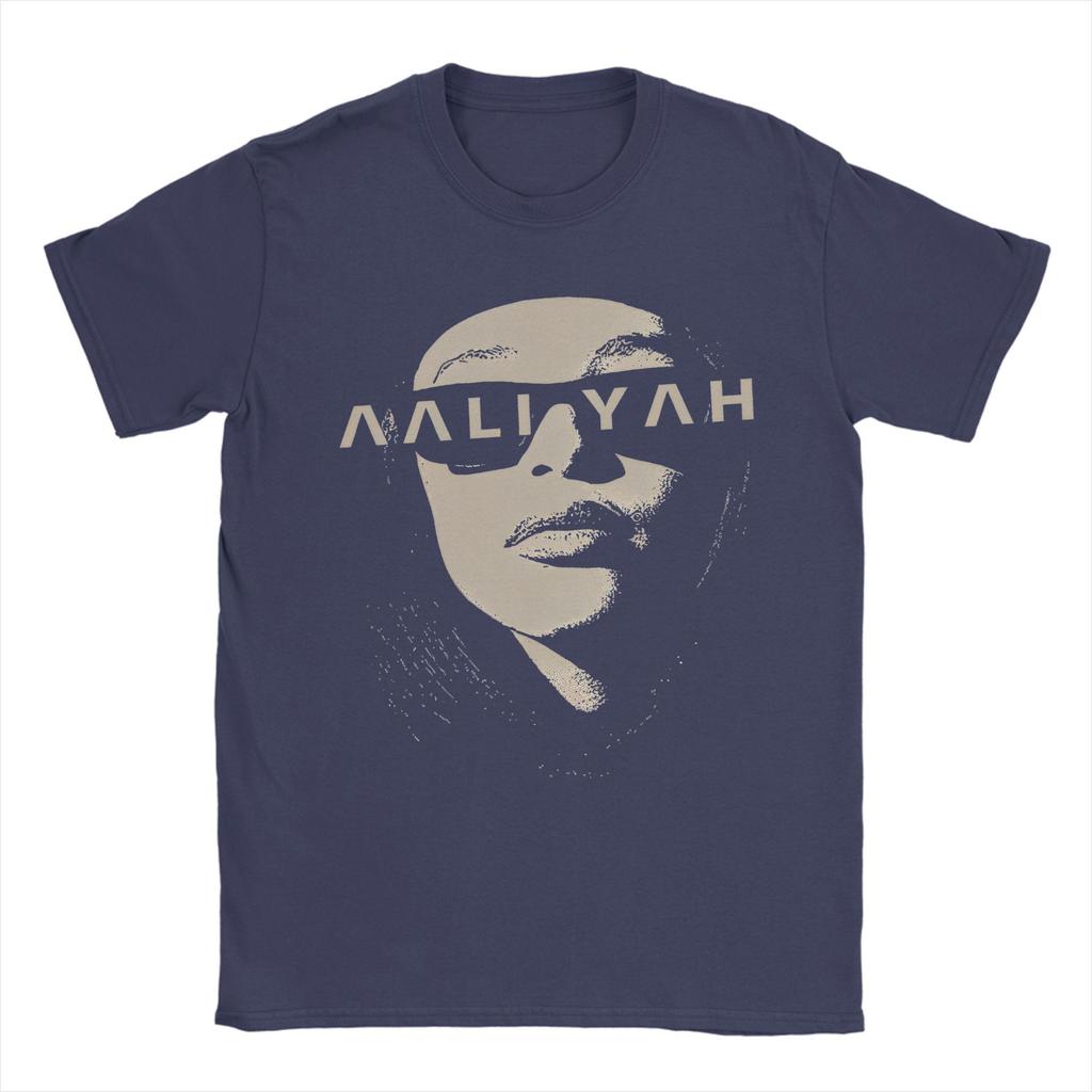 Aaliyah Sunglasses Tee Shirt for Men Women Graphic Album Music Printed T Shirts  Cotton Clothing