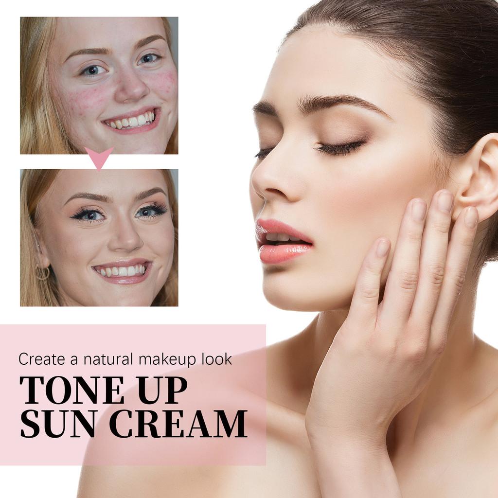 Cream Protection Isolation Lightweight Nongreasy Uv Defense For Bright Skin