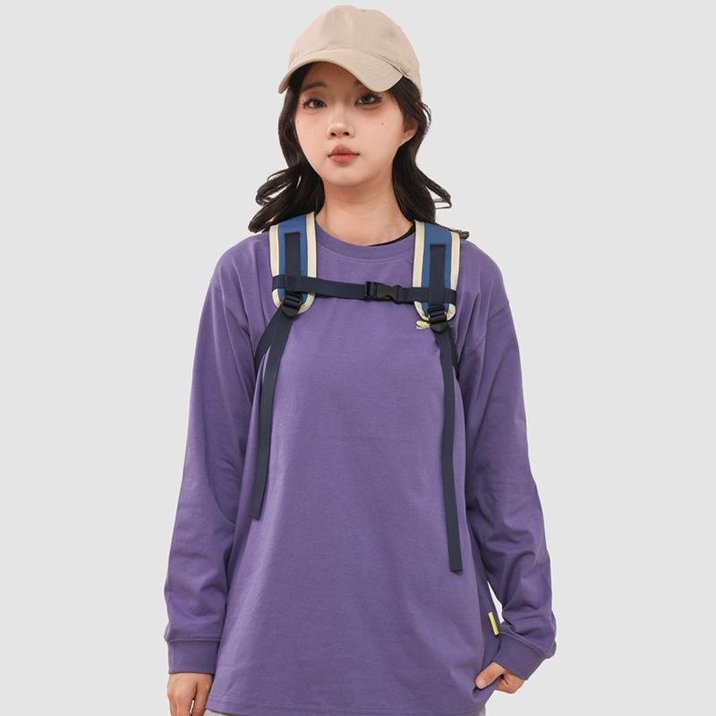 Large Capacity Student Schoolbag Outdoor Unisex Color Contrast Backpack