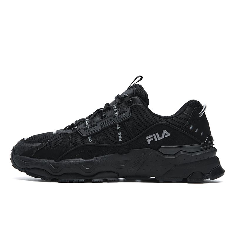 

Fila Trek 1S Звездное небо Ретро Мода Простые Повседневные Спортивные Универсальные Удобные Устойчивые к пятнам Прочные Мужские Кроссовки Черные F12M542145FBK 43