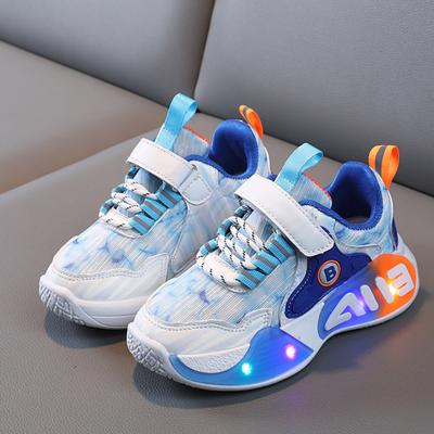 Kinder Led Sneakers Jungen Mode Beleuchtete Schuhe Mädchen Rutschfeste Leuchtende Schuhe Weiche Sohle Kinder Sportschuhe Freizeitschuhe