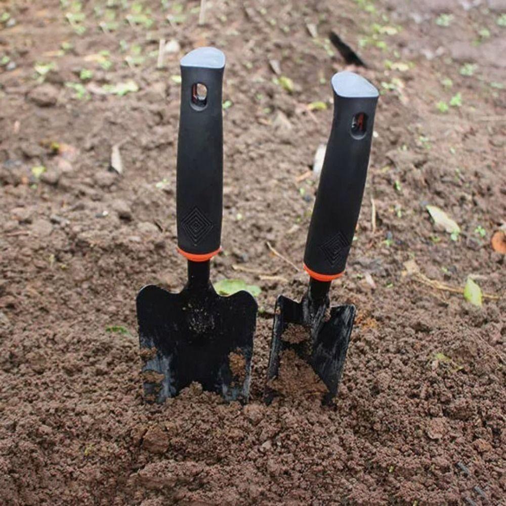Planting Flowers Mini Steel Rake Flower Weeding Agricultural Shovel Portable Rakes Lawns