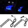 Led Bar Car Interior Backlight Ambient Mood Foot Light USB Cigarette Lighter Decorative Atmosphere Lamp Auto Accessories 12v