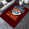 Dexter's Laboratory Ego Trip Office Carpet Soft Polyester Entrance Carpet Washable Non slip Machine