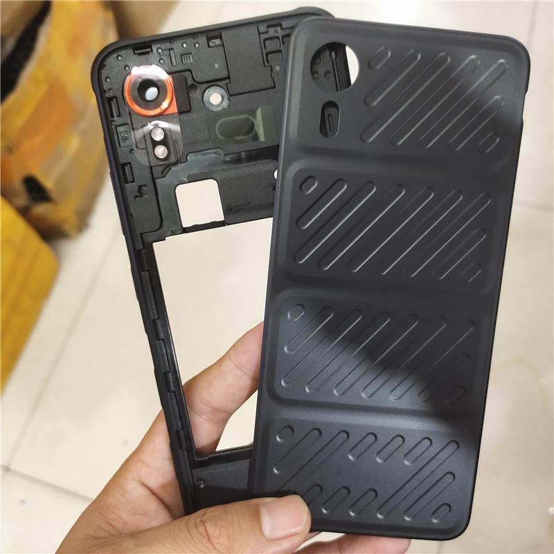 + Phone Housing Middle Frame For Samsung Galaxy XCover7 SM-G556B G556 +Battery Back Cover Case Panel Replacement Parts