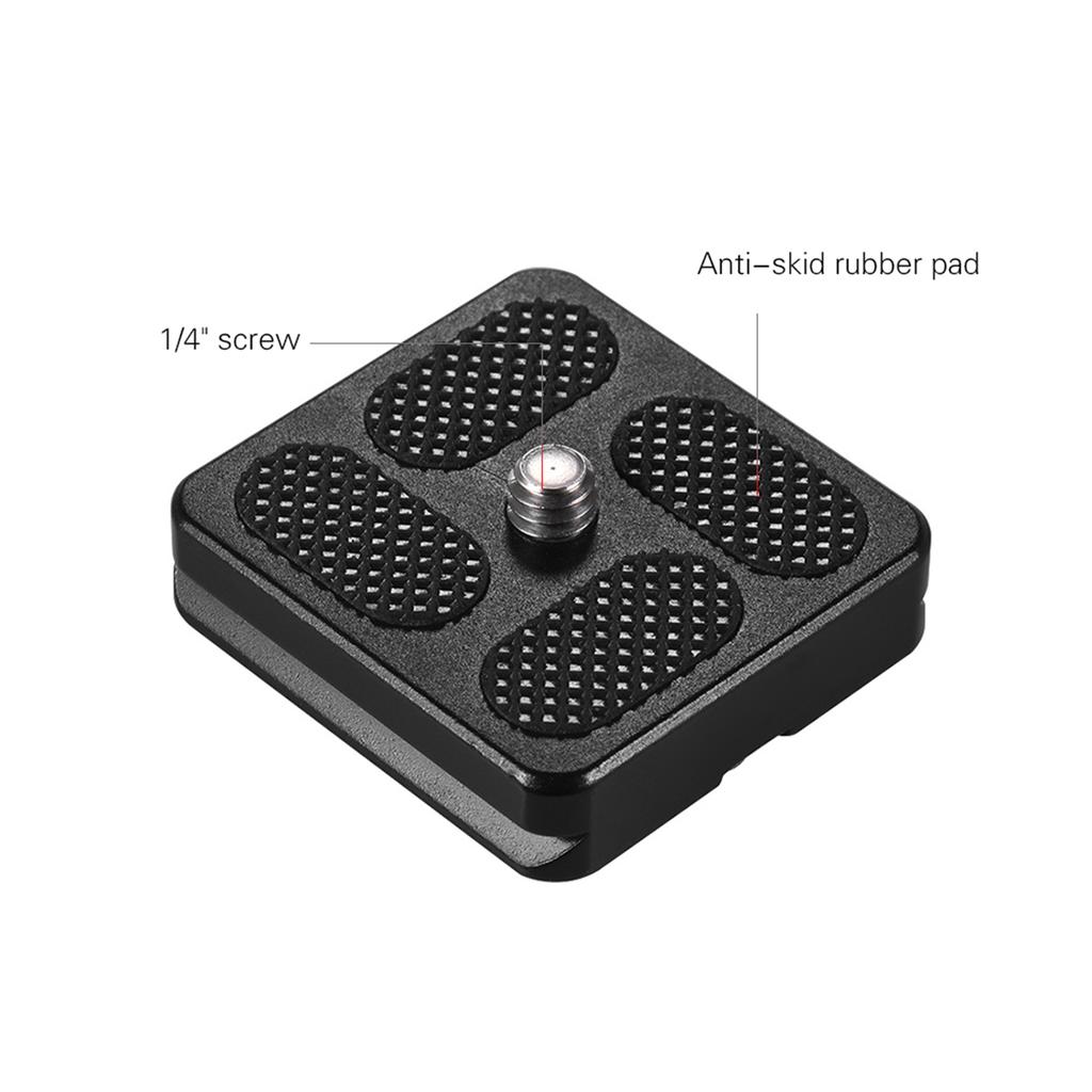 40*38mm Size Aluminum Alloy Universal Quick Release Plate D 40T QR Plate with 1 4 Inch Screw for Arca Swiss Benro