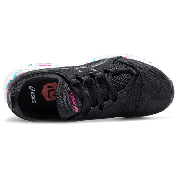 Asics HyperGEL-SAI Black White Womens Running Sneakers 1022A013-001