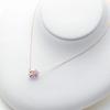 Official Necklace K10 Pink Gold March Birth Flower Violet [Bloom] Women's 0351-0985-0041-0000