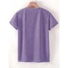 2026New women's short-sleeve shirt T Shirt Garland Highland Cow Print Elegant and versatile casual sports-style round-neck short-sleeve top for