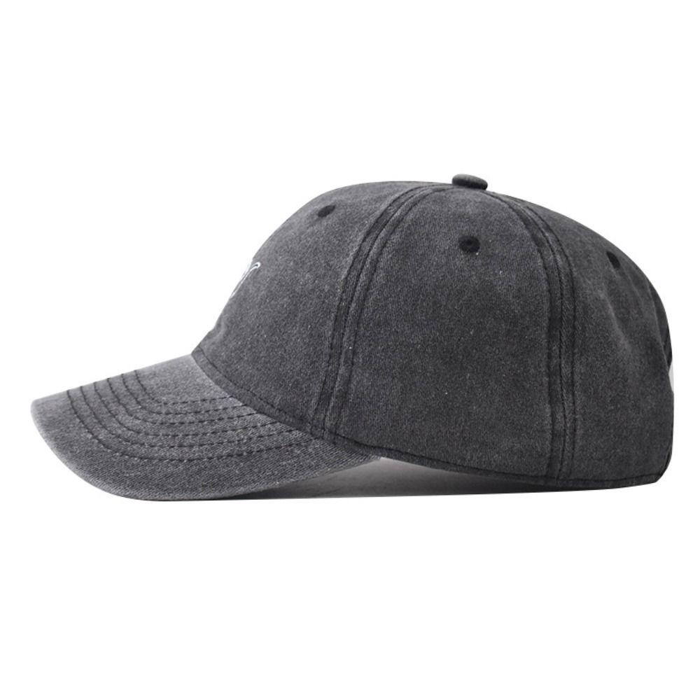 Distressed Embroidered Baseball Cap Hip Hop Sun Hat Casual Streetwear Hats For Man Women Unisex
