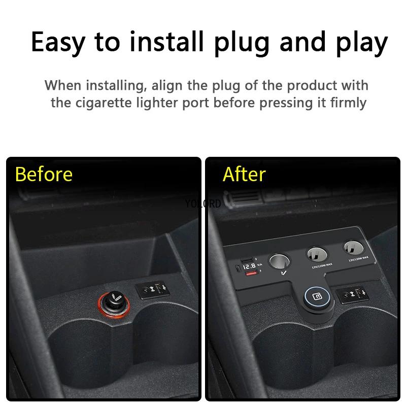 Car Charger Cigarette Lighters USB Fast Charging Power Adapters For Volkswagen Polo / Cross Polo/GTI /Blue GT/R WRC