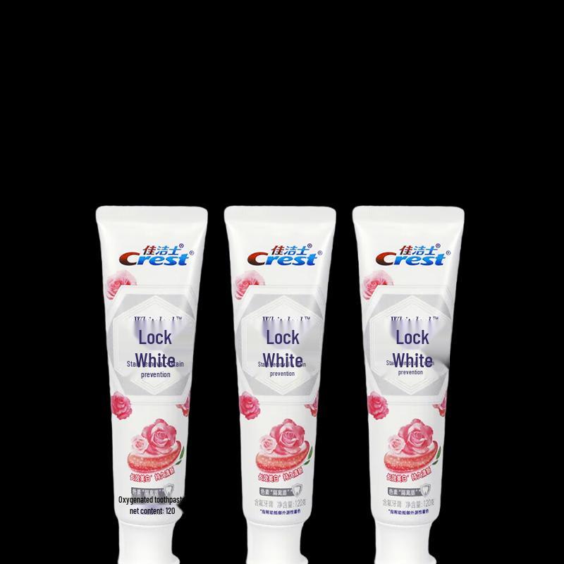 Crest Dual-Color Lock White Toothpaste