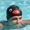 Enlarged Swimming Cap Waterproof Silicone Swimming Cap Penguin Swimming Cap  Women Swim
