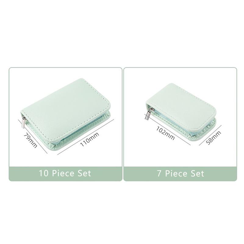 7/9/10/12/16/18/22/26pcs Nail Knife Set Stainless Steel Beauty Set Zipper Bag Manicure Knife Planer Nail Pliers Manicure Tools