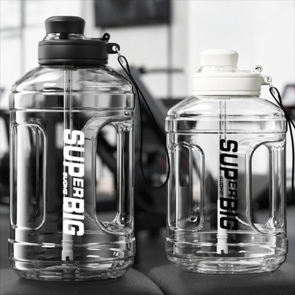 Stor Kapasitet Treningskopp Plast Menn Vannkittel Ny Sportsdrikkeflaske Gym