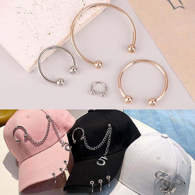 15-60Mm Metallringspenner Hette Bikini Dekorativ Lås Kobling Skruekrok DIY Klær Sytilbehør