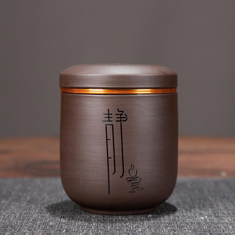 Gift Box Purple Sand Mug Personal With Lid Tea Separation Tea Cup Office Tea Cup Gift Customization