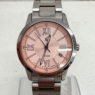Used CITIZEN xC 9613-T00239 Quartz Working