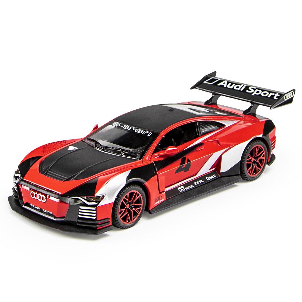 1/32 Scale GT E-tron Vision Alloy Car Model Sound and Light Simulation Car Decoration Collection Child Toy Gift
