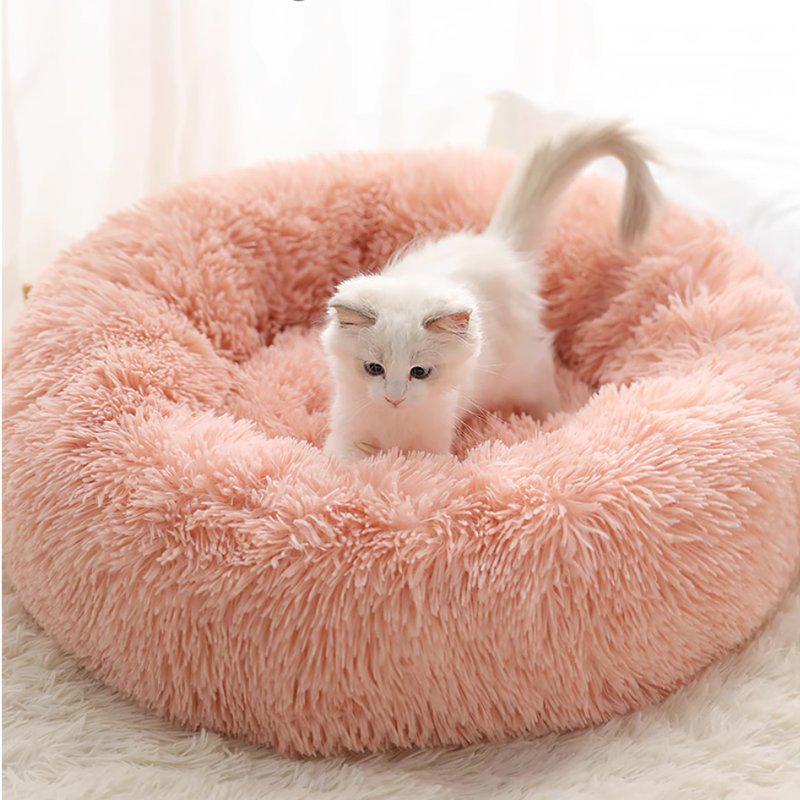 Winter Warmth Pet Bed for Cats & Dogs - Cozy Deep Sleep Nest for Kittens, Puppies, and Small Pets