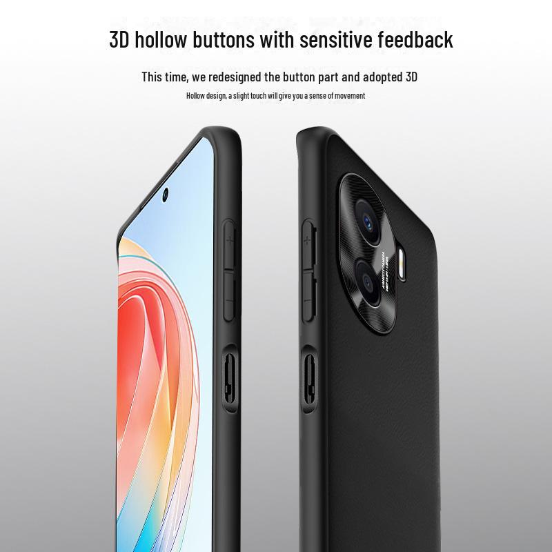 Fallschutz- und schmutzabweisende Flüssiglederhülle für das Mobiltelefon Honor X40i, Einzelversand.