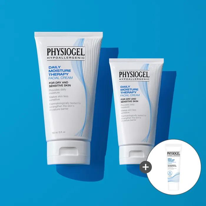 Physiogel DMT Facial Moisturizing Cream 150ml + 75ml + Regenerative Cream 10ml