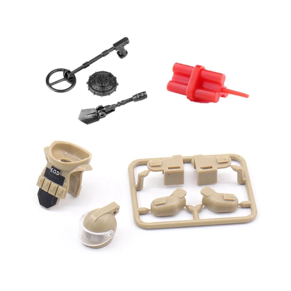 Vojenský MOC Stavebnice zbraní Těžký kulomet Gatling M19 NSV Figurky Dělostřelectvo Odminovací Pistole Kulka Hračka Dárek K013