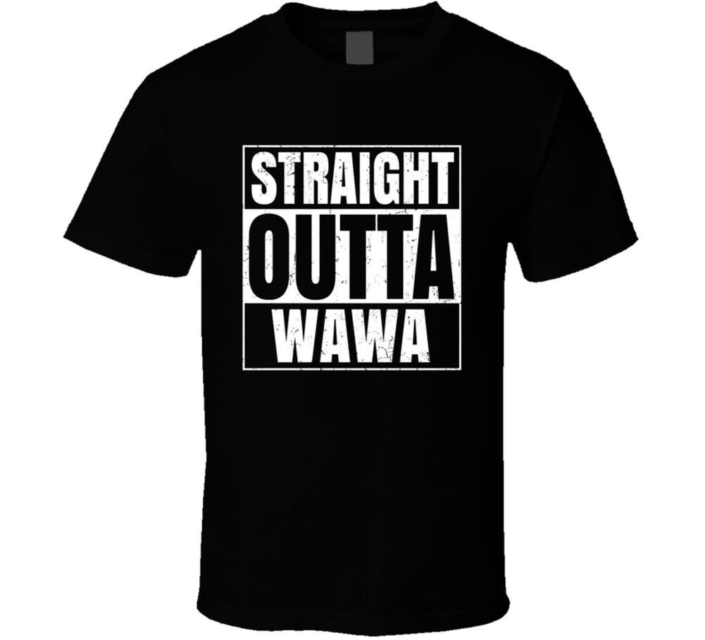 

Straight Outta Wawa Airport Code Parody T Shirt Mens Womens Tees Top 4XL