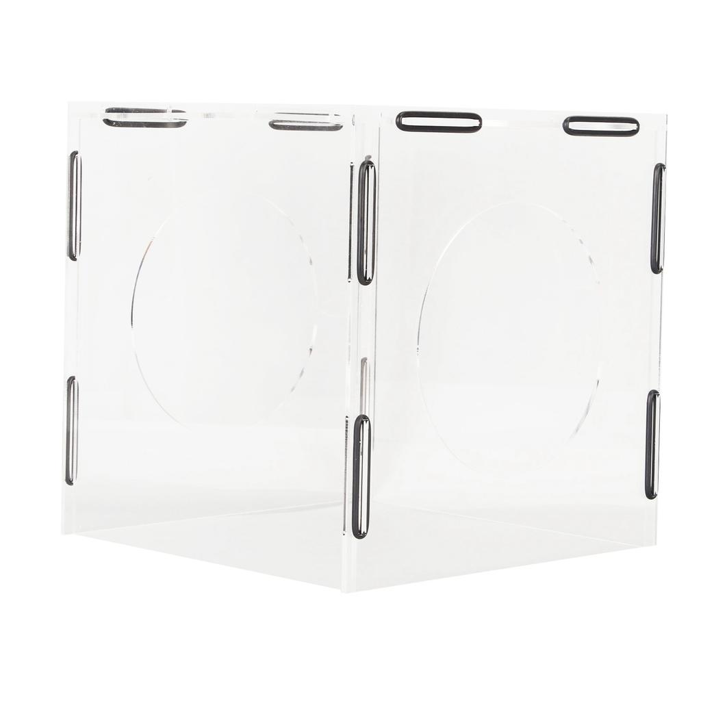 Enclosed Grinding Dust Box Transparent Acrylic Dust Hood Dust Cage for Engraving Polishing