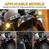 Motorcycle Turn Signal Light LED Mini Bullet Moto Indicators Stop Light LED Universal 12V 8mm LED Brake Amber Red Tail Lamp