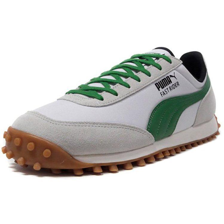 Puma Fast Rider White Classic Green 371601-07