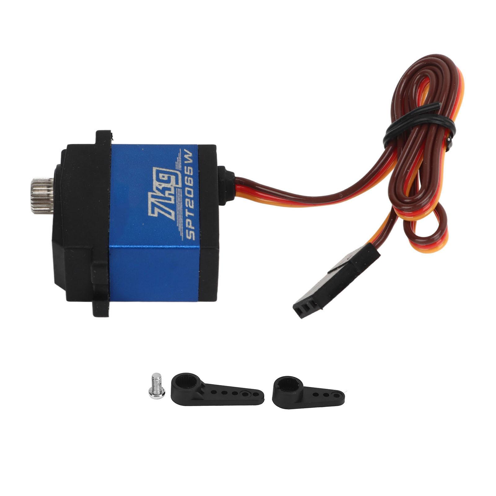 

SPT2065 7КГ Цифровий сервопривід з редуктором Сервопривід рульового управління Легкий сервопривід для радіокерованої машини SCX10 III 1 10