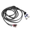 2 RCA to 2 XLR Cable Male Flexible PVC for Home Theater Audio Device Connection 3meter