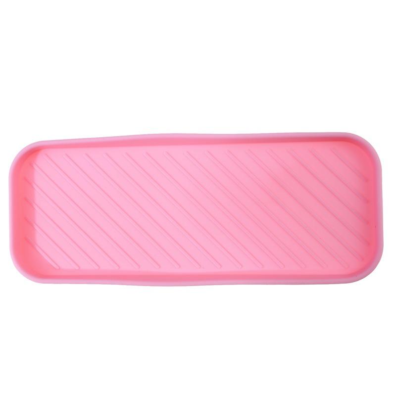 1/2pSilicone Drain Tray For Tableware Water Cup Fruit Vegetable Kitchen Sink Organizer Storage Tray Sponge Holder Soap Dispenser