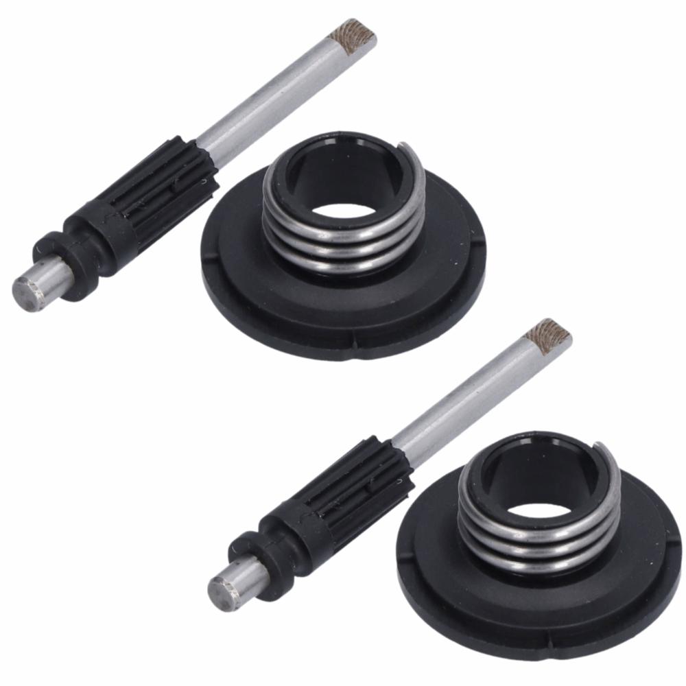 2PCS Black Oil Pump Kit Compact Oil Pump Pinion for Husqvarna 435 440E 445 450E 340 345 350