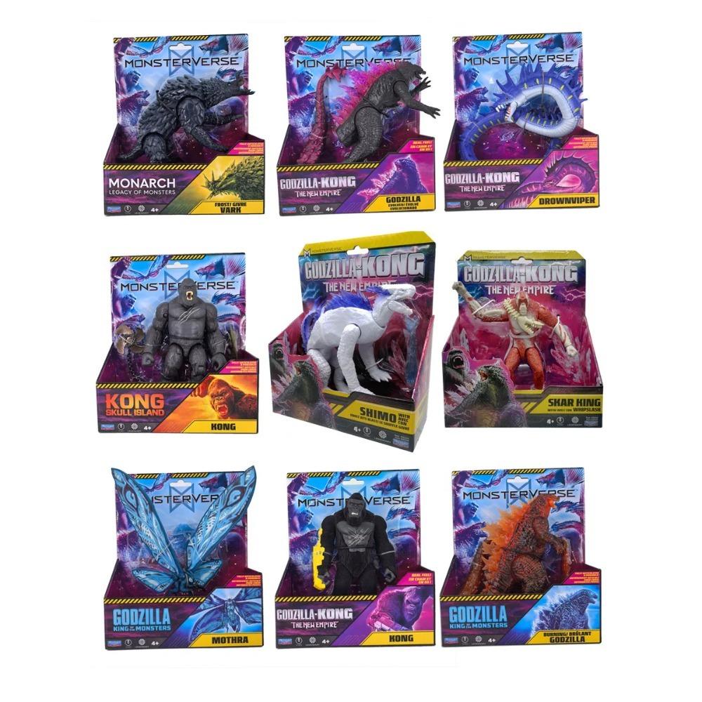 Godzilla VS Kong New Empire Action Figure Mothra Vark King Skar Ghidorah Shimo Tiamat Beast Monster Model Toy Collection Gifts