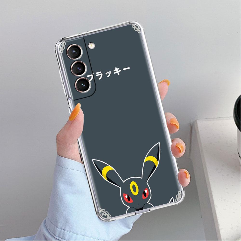 

Модный прозрачный чехол Pokemon для Samsung Galaxy S22 S20 FE S21 S10 S9 Plus Note 20 Ultra 10 Lite прозрачный чехол для телефона Samsung S21 5G