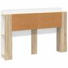 Headboard Cabinet with Storage Sonoma Oak Engineered Wood