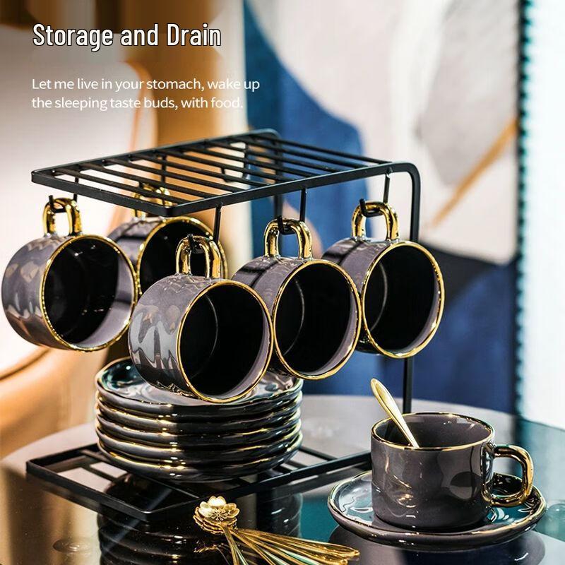 Songyunqing Luxus Europäisches Keramik Kaffeetassenset