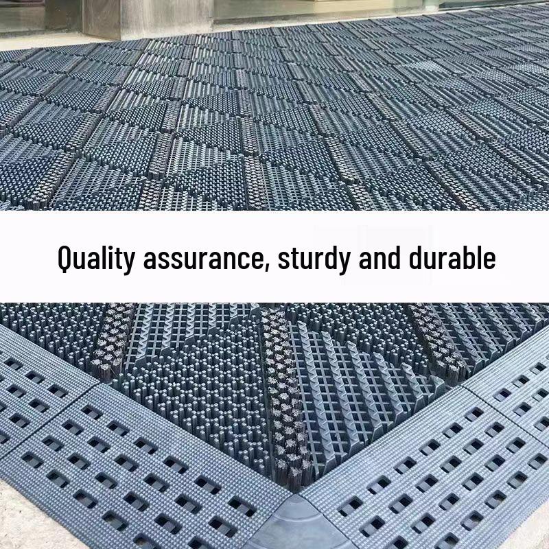 Interlocking Non-Slip Outdoor Entrance Mat for Commercial Use