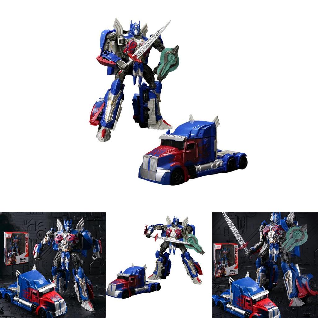 Verwandeltbarer Spielzeug-LKW Prächtiges Robotermodell Für Filmfans Kunststoffmaterial 22 cm Höhe
