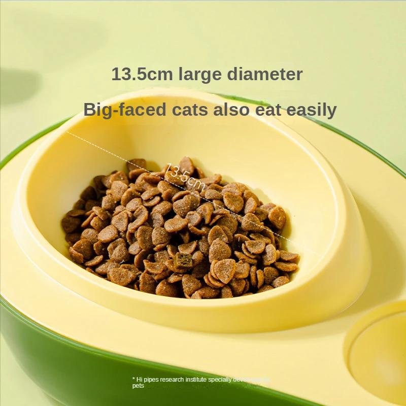 Dog Feeder Cat Automatic Feeding Water Bowl Avocado Shaped Pet Slow Food Feed Bowl Pet Food Storage Dispenser Dog Food Container