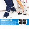 4Pcs Ladder Foot Cover Anti-Slip Rubber Mat Heavy-Duty Floor Protection Ladder Leg Caps Protective Covers for Stability Safety