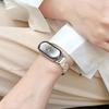 Compatible con Xiaomi Smart Band 10: Nueva Correa de Cuero con Hebilla de Mariposa y Diseño de Cintura Delgada para Mujer, Habilitada para NFC.