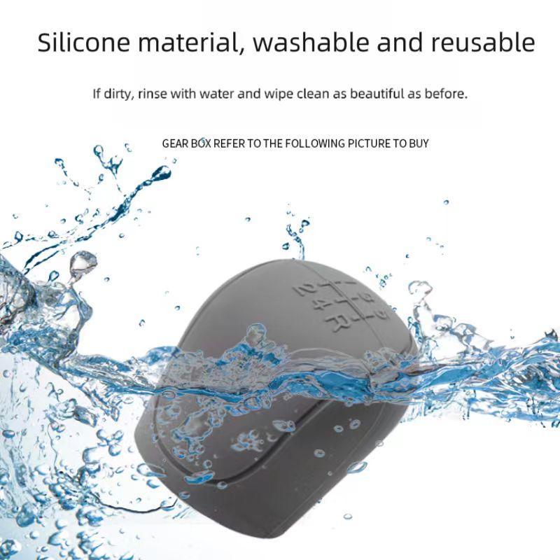 Car Silicone Gear Cover Anti-slip and Wear-resistant Ford Gear Cover Shifter Cover Car Gear Cover Gear Shift Cover Gear Knob Cov
