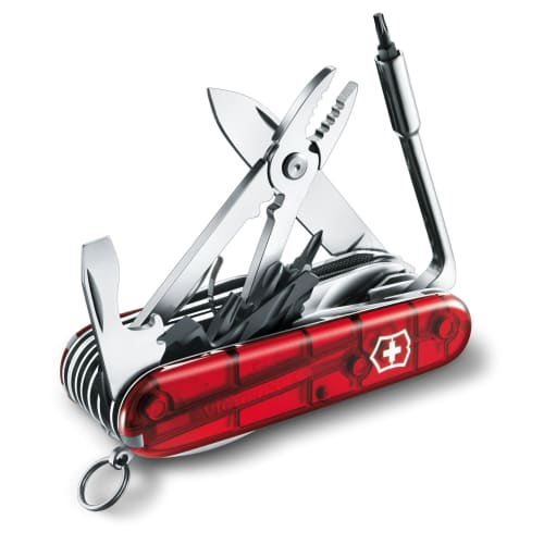VICTORINOX CyberTool L Swiss Army Knife, Multi-Function Knife, DIY Precision Screwdriver Set, PC Disassembly Tool Set, Swiss-Made Multi-Tool with 39 F